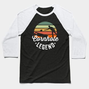 Cornhole Shirt Funny Bean Bag Toss Shirts Cornhole Legend Baseball T-Shirt